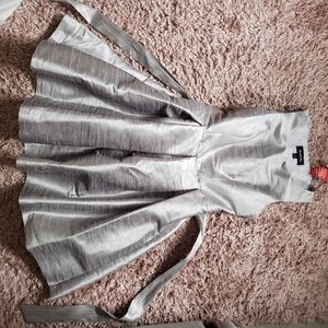 Dress silver grey holiday Size 8 new